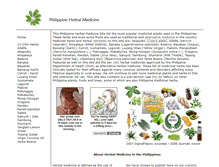 Tablet Screenshot of philippineherbalmedicine.org
